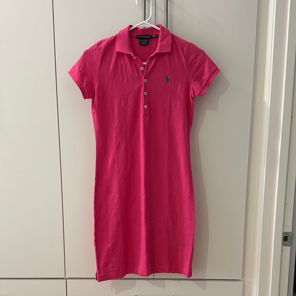 Ralph Lauren Sport Fuchsia Polo Dress